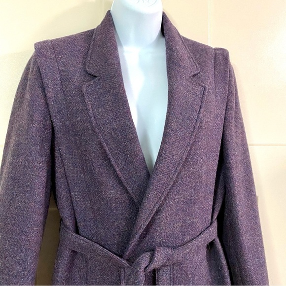 Madeleine Wool Blazer Jacket Herringbone Size 36 6/8 - Picture 3 of 16